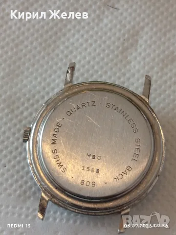 Класически модел мъжки часовник MBO QUARTZ SWISS MADE много красив стилен 54239, снимка 4 - Мъжки - 55935415