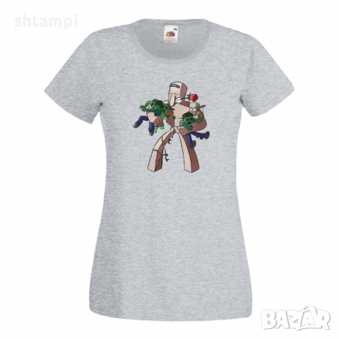 Дамска тениска Iron Golem майнкрафт Minecraft,Игра,Забавление,подарък,Изненада,Рожден Ден., снимка 8 - Тениски - 36520748