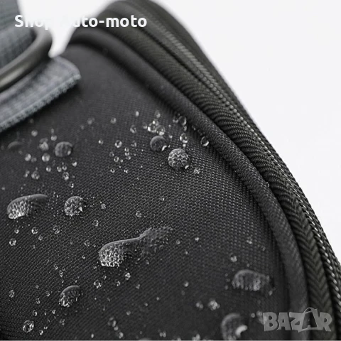 Мото чанта за резервоар Automat, Водоустойчива, Прозрачен прозорец, Черна, снимка 5 - Аксесоари и консумативи - 51356475