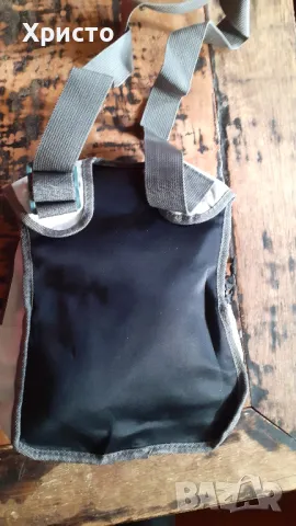 чанта за рамо с дълга дръжка полиестер, сиво-черна от Холандия, снимка 5 - Чанти - 48658634