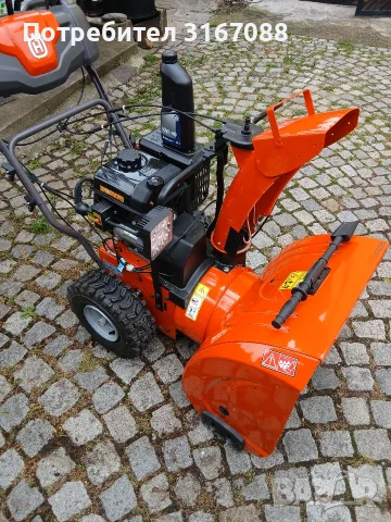 Husqvarna снегорин 224T, снимка 2 - Индустриална техника - 56473984