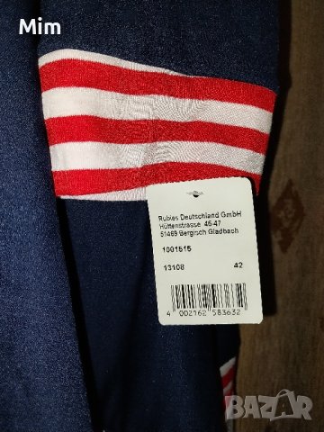 L Тъмно син моряшки дамски костьом/ рокля /, снимка 5 - Рокли - 42859035