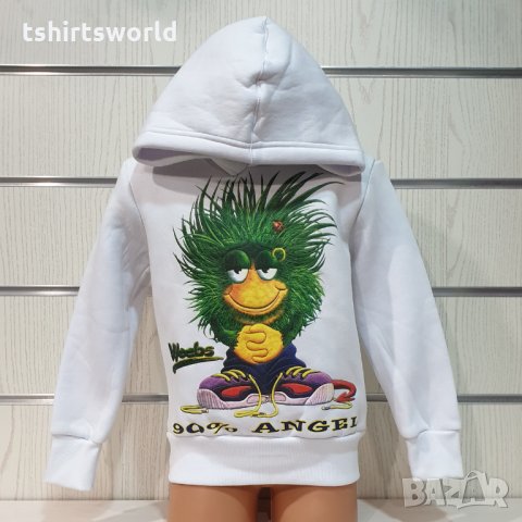Нов детски суичър с трансферен печат 90% ангел