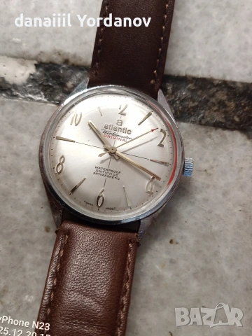 Atlantic worldmaster original 17jewelss , снимка 2 - Антикварни и старинни предмети - 53128903