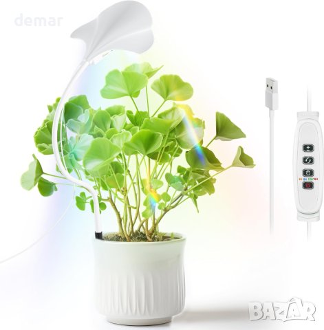 LED лампа за стайни растения с пълен спектър