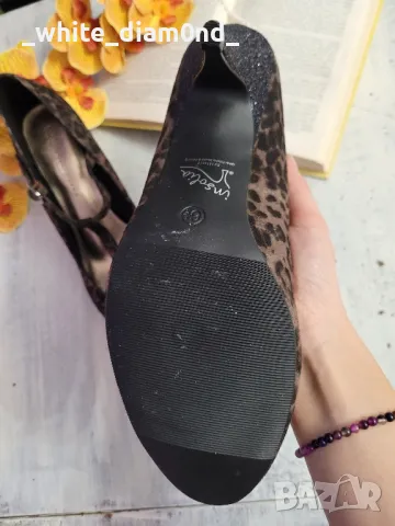 Стилни дамски обувки на ток номер 40 , снимка 4 - Дамски обувки на ток - 49188366