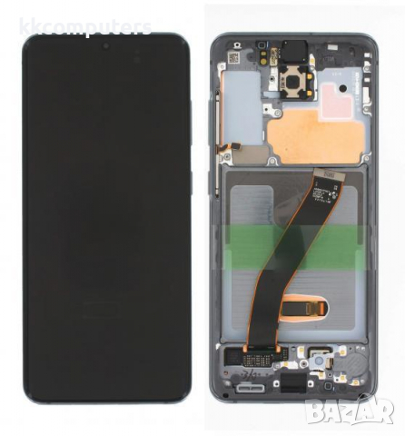 LCD Дисплей за Samsung SM-G980F S20 / GH82-22131A / Тъч скрийн + рамка / Черен, снимка 1 - Резервни части за телефони - 36492805