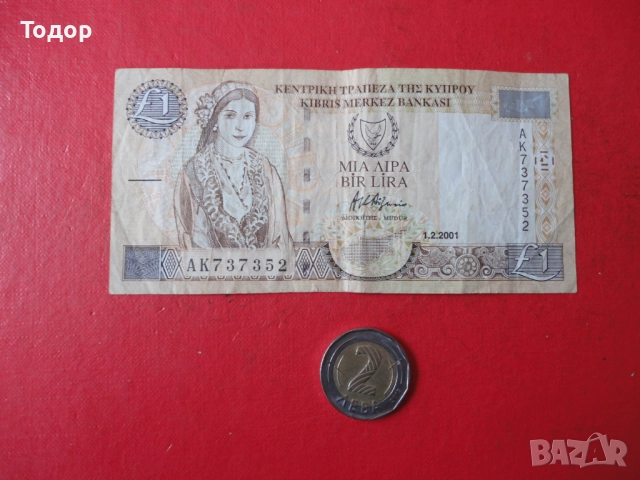 1 Паунд 2001 Кипър 7