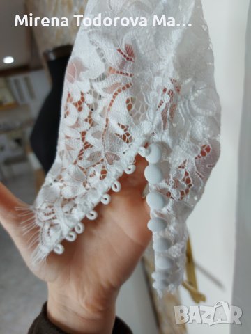 Сватбена EU 36 S-150лв., снимка 5 - Рокли - 36691297