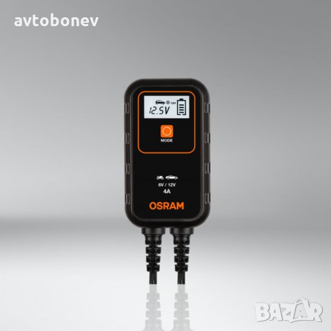 SМАRТ зарядно устройство за акумулатор OSRAM 904 - 6/12V,4A, снимка 5 - Аксесоари и консумативи - 35411865