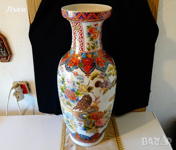 Ming Dynasty китайска порцеланова ваза 62 см. , снимка 15 - Вази - 30697912