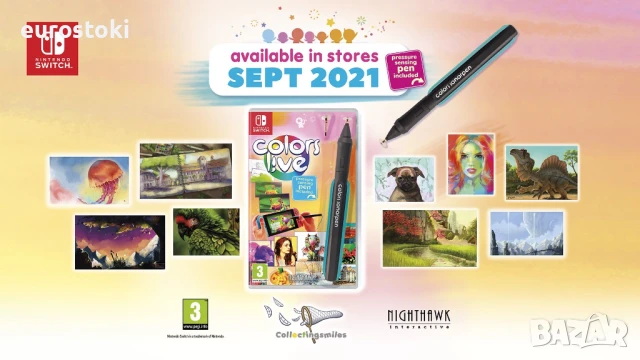 Игра за  Nintendo Switch Colors Live (With Pen) , снимка 2 - Игри за Nintendo - 50965823
