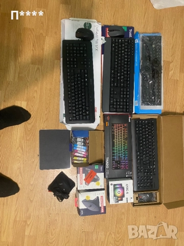 ПРОДАВАМ КОМПЛЕКТ КОМПЮТЪРНА ПЕРИФЕРИЯ – 100 ЛВ (ВСИЧКО НА СНИМКАТА)