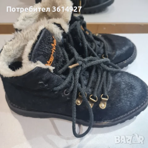 Боти с косъм естествена кожа Rebecca White N36 -23,5cm