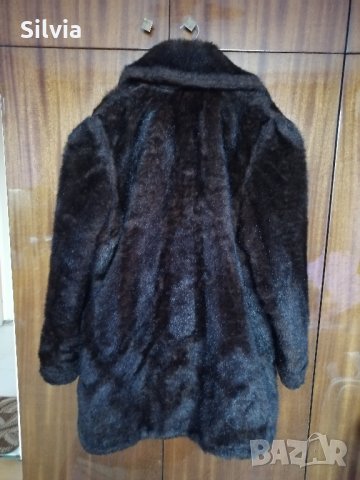 Палто кафяво изкуствено голям размер - 30лв., снимка 3 - Палта, манта - 30545312