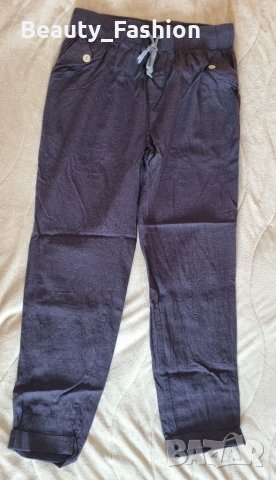 Ленени Панталони в 5 цвята, снимка 10 - Панталони - 36977380