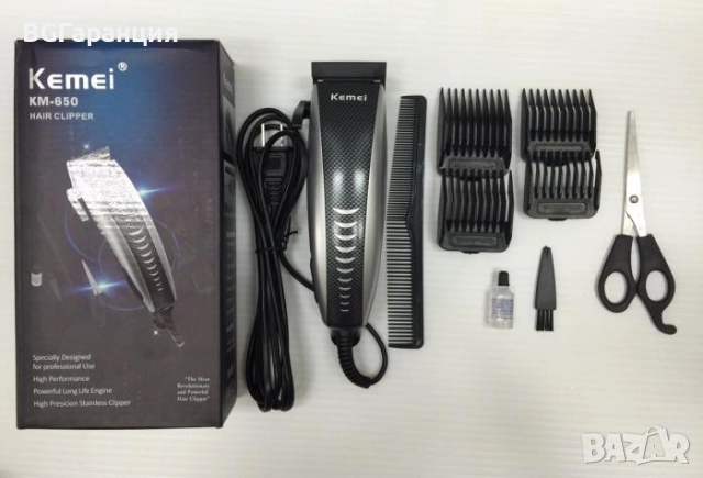 Машинка за подстригване Kemei, снимка 4 - Тримери - 52257538