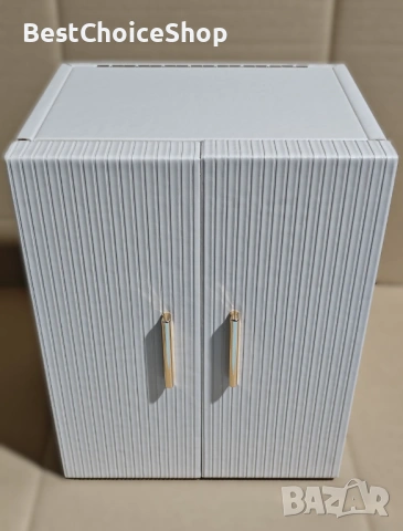 Kутия за бижута. Голяма 6-етажна с 5 чекмеджета и огледало за пръстени и колиета, снимка 2 - Колиета, медальони, синджири - 53083147