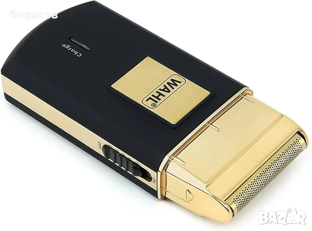 КОМПАКТНА ЕЛЕКТРИЧЕСКА САМОБРЪСНАЧКА Wahl Travel Shaver Gold Edition, снимка 12 - Електрически самобръсначки - 55851520