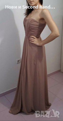 H&M Дълга нежна официална рокля, снимка 4 - Рокли - 39000204