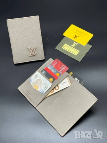 портмонета от естествена кожа в кутия louis vuitton , снимка 15 - Портфейли, портмонета - 51404368