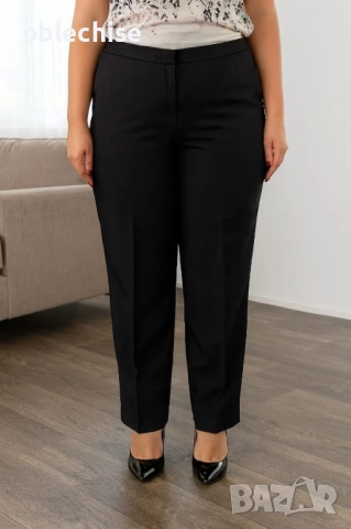 Дълъг класически макси панталон в черно