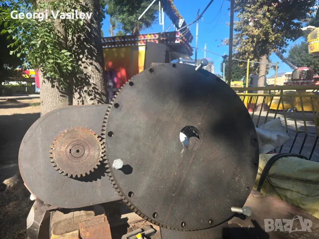 ⚙️ Мотор-редукторен агрегат (мотор + редуктор + пиньон + зъбно колело), снимка 2 - Резервни части за машини - 56156129