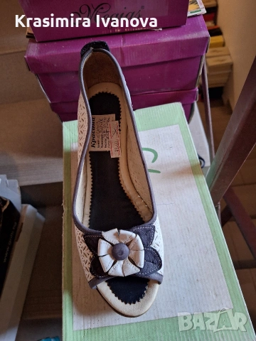 нови обувки естествена кожа 