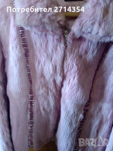 Дамско палто заешка кожа, снимка 3 - Палта, манта - 29392128