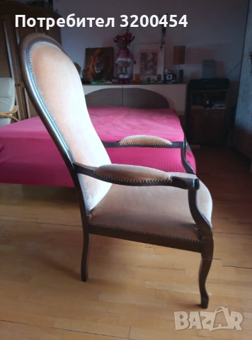 Продавам кресло от масив , снимка 4 - Столове - 53133588