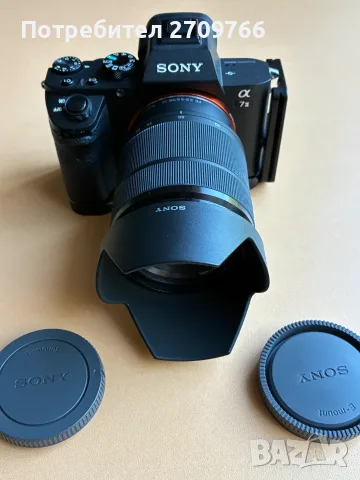 Фотоапарат Sony A7II+обектив Sony FE 28-70mm F3.5-5.6 OSS+филтри + "L"скоба за камерата