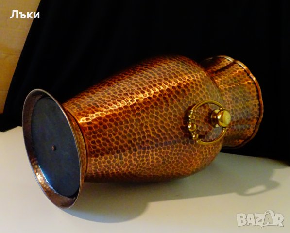 Медна ваза,кана,поставка 3 кг. , снимка 10 - Антикварни и старинни предмети - 29647953