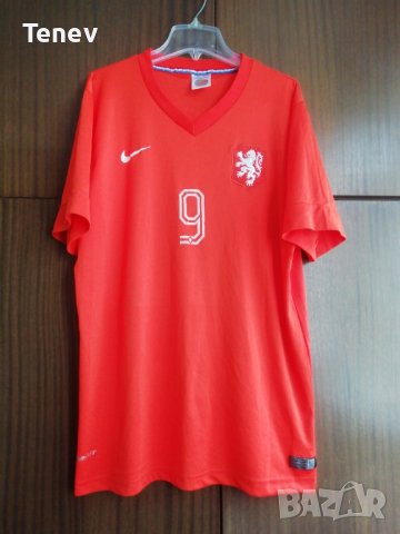 Netherlands Robin van Persie Nike футболна тениска фланелка Ван Перси Холандия L, снимка 2 - Тениски - 40282303
