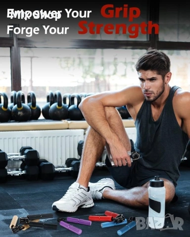 Нов Комплект за трениране на сила на захвата, 50-300 LB ( 6 броя), снимка 4 - Други спортове - 53900347