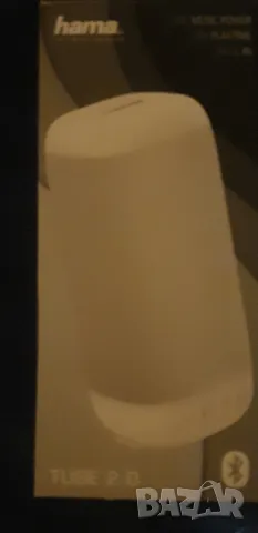 Bluetooth колонка HAMA TUBE 2 БЯЛА-нова, снимка 2 - Bluetooth тонколони - 40304884