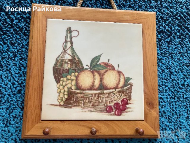 Дървена стойка за ключове, снимка 2 - Други стоки за дома - 50275399