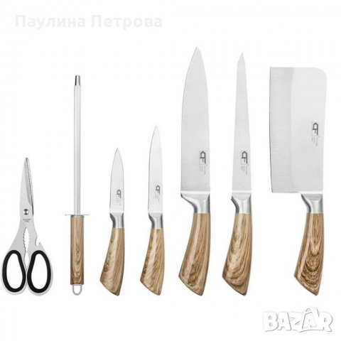 8 части комплект ножове, снимка 2 - Други - 32107779