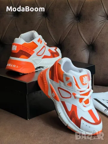 Amiri оранжеви дамски маратонки , снимка 3 - Маратонки - 48455923