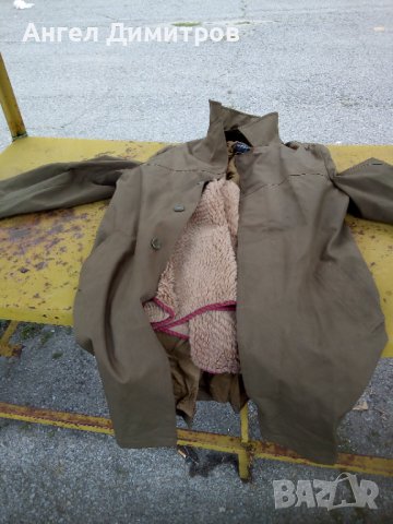 Соц офицерски шлифер с подплата , снимка 1