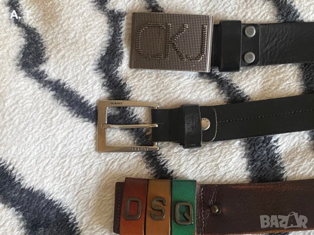 Колани dsquared,Armani,Calvin Klein,Timberland,Sergio Cerruti, снимка 3 - Колани - 40357640