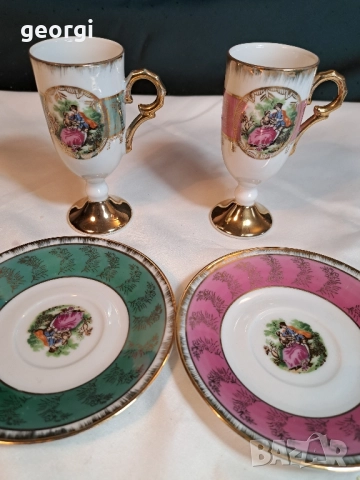 два двойни френски порцеланови сета Versailles , снимка 4 - Сервизи - 52432107