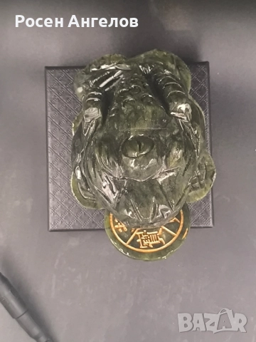 Нефритената жаба на Богатството , снимка 4 - Ръчно изработени сувенири - 52379270