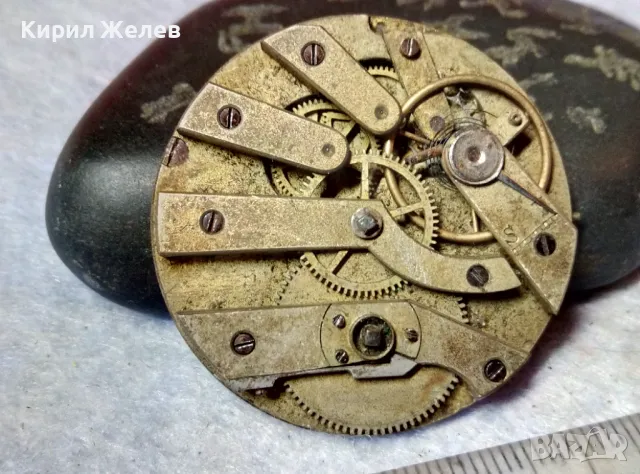 МЕХАНИЗЪМ от РЯДЪК МОДЕЛ СТАР ШВЕЙЦАРСКИ ДЖОБЕН ЧАСОВНИК За ЧАСТИ ДЕКОР РЕСТАВРАЦИЯ РЕМОНТ 41453, снимка 10 - Антикварни и старинни предмети - 48633734