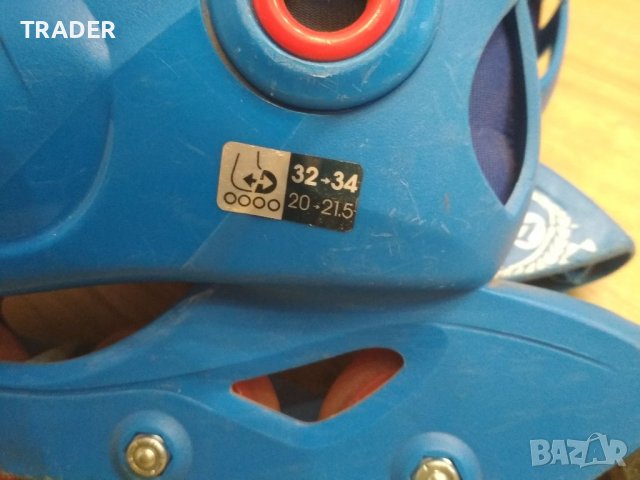 Детски кънки ролери Oxello Decathlon play 3, размер от 32-34, снимка 2 - Ролери, кънки - 39846136