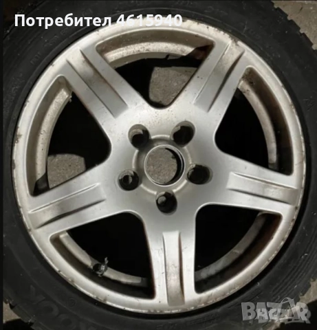 MAZDA МАЗДА 4бр.италиански алуминиеви джанти 16" 5х114,3мм 7J ЕТ35 +4бр зимни гуми 205/55/16