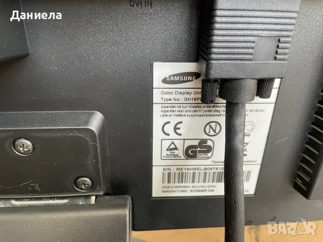 Samsung SyncMaster 931 bf монитор, снимка 3 - За дома - 56057381