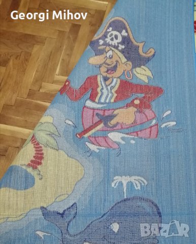 Детски килим с остров, пират, съкровище - 200 х 240см, снимка 2 - Други - 37549346