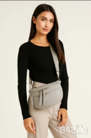 Дамска чанта с къса и широка регулируема дръжка, снимка 11 - Чанти - 52094008