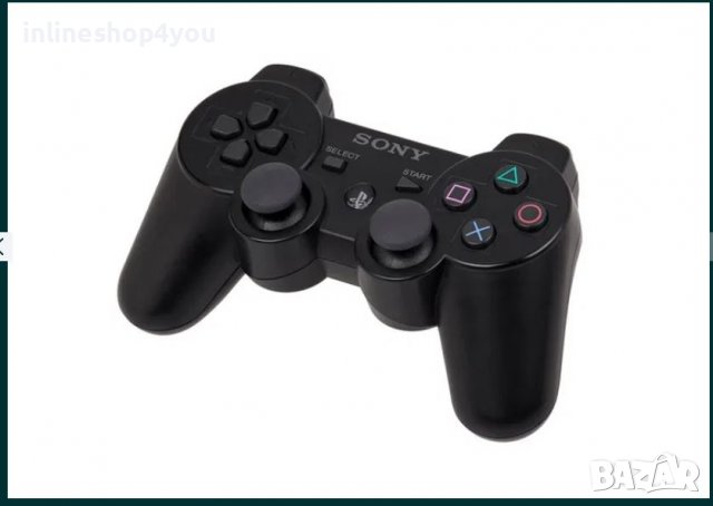 PS3 Dualshock - Безкабелен вибриращ джойстик-контролер ра Плейстейшън, снимка 2 - Джойстици и геймпадове - 36820508