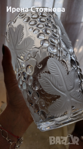 Кристална ваза , снимка 5 - Декорация за дома - 44817132